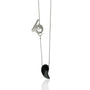 Collier goutte agate femme