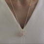 Collier argent rose personnalisé femme