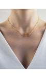 Collier losange vermeil femme
