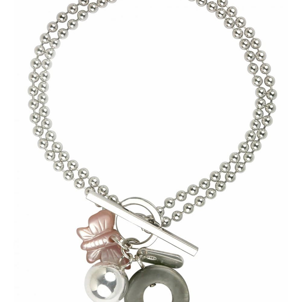 Bracelet double papillon femme