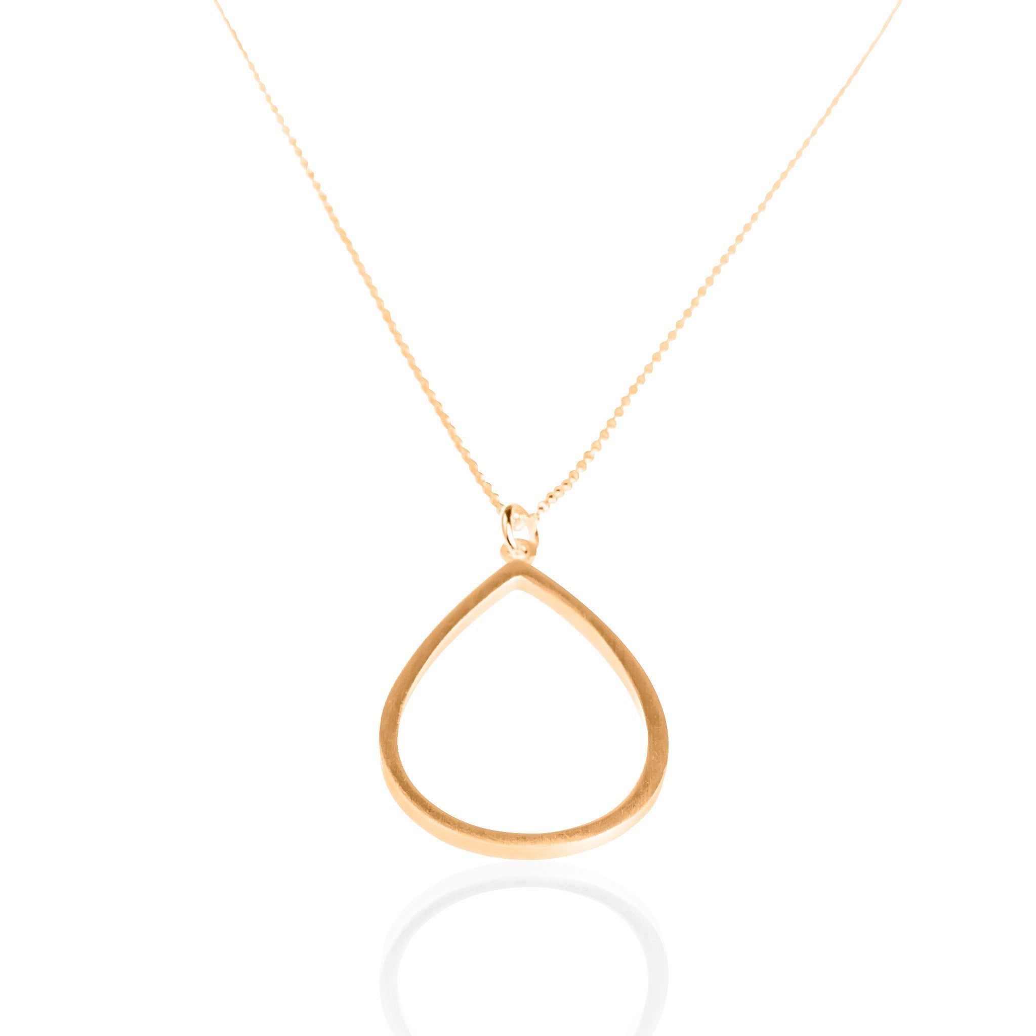 Collier goutte or femme