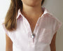 Collier poussin argent enfant