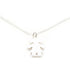 Collier personnage fille argent personnalisé femme