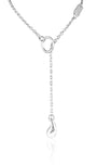 collier pendule goutte argent personnalisé femme