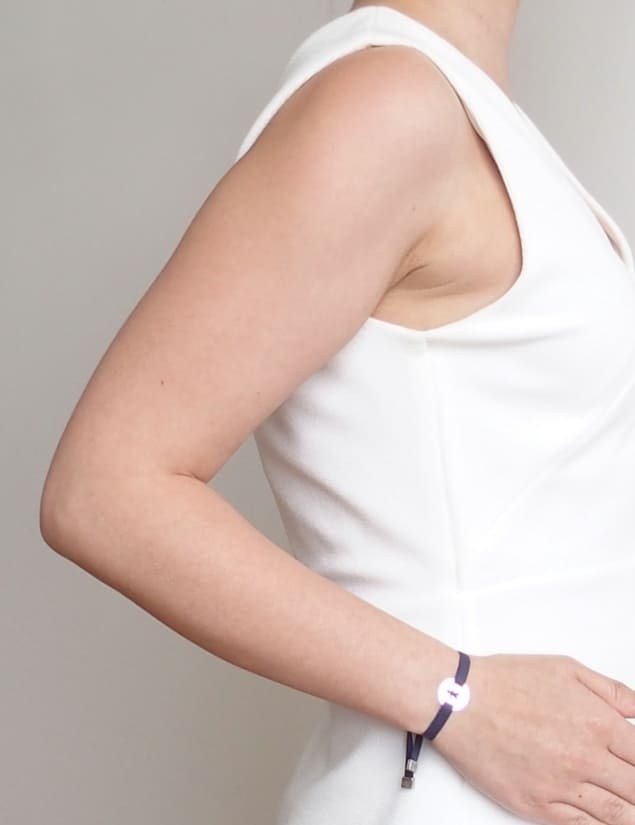 Bracelet médaille cœur femme