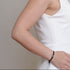 Bracelet médaille étoile femme