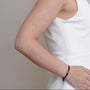 Bracelet médaille étoile femme