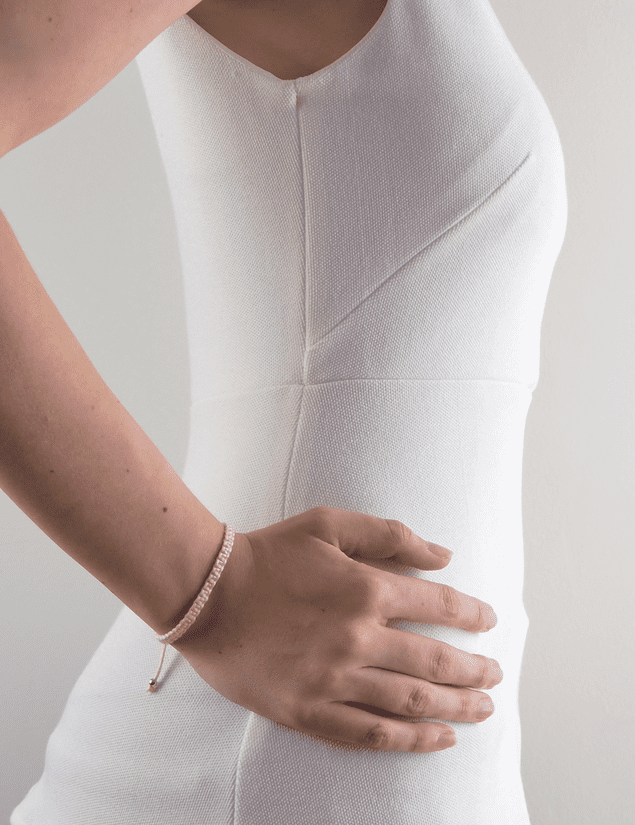 Damesarmband van macramé