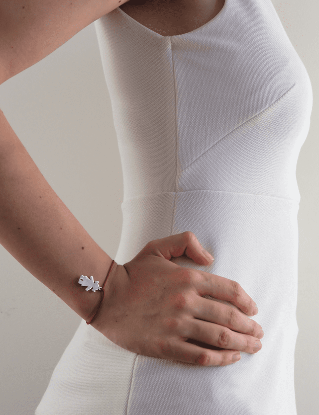 Bracelet breloque personnage fille personnalisé femme