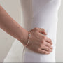 Bracelet argent corail femme