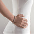 Bracelet perles argent femme