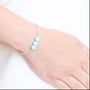 Bracelet argent turquoise femme