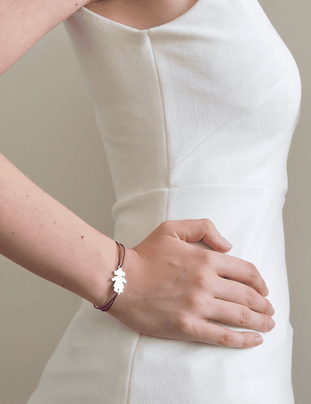 Bracelet personnage fille personnalisé femme