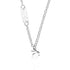 Collier lapin argent personnalisé enfant
