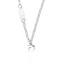 Collier lapin argent personnalisé enfant
