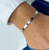 Bracelet jonc argent personnalisable femme