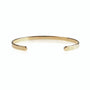 Bracelet jonc ouvert vermeil à graver femme