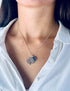 Collier médaille arbre de vie personnalisable femme 15mm