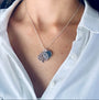 Collier médaille arbre de vie personnalisable femme 15mm