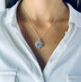 Collier médaille arbre de vie personnalisable femme 20mm