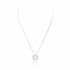 Collier cible argent à graver femme 20 mm
