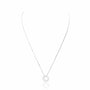 Collier cible argent à graver femme 15 mm
