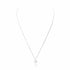Collier médaille ronde argent gravure femme 10 mm