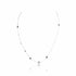 Collier argent pastille initial à graver femme