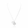 Collier médaille arbre de vie personnalisable argent 15mm enfant