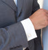 Boutons de manchette carré personnalisé homme