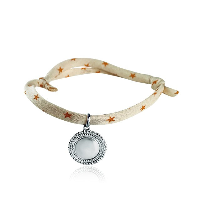 Bracelet Liberty médaillon bohème personnalisé femme