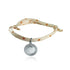 Bracelet Liberty médaillon bohème personnalisé femme