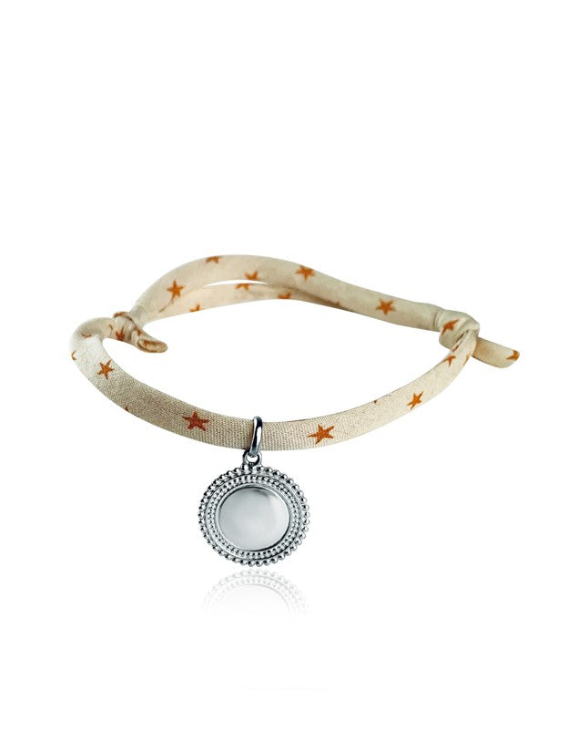 Bracelet Liberty médaillon bohème personnalisé femme