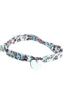 Bracelet Liberty cœur argent personnalisé femme