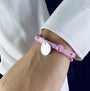 Bracelet Liberty médaille personnalisée 15 mm femme