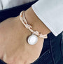Bracelet Liberty médaillon bohème personnalisé femme