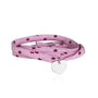 Bracelet Liberty 3 tours cœur argent personnalisé femme