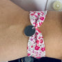Bracelet Liberty large médaille à graver 15mm femme