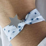Bracelet Liberty large étoile argent à graver femme