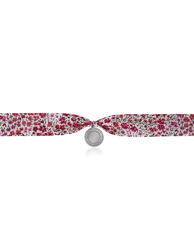 Bracelet Liberty large médaillon bohème à graver femme