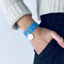 Bracelet Liberty médaille personnalisée 20mm 3 tours femme