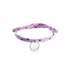 bracelet Liberty médaillon perlé personnalisé femme