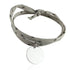 Bracelet Liberty médaille personnalisée 20mm 2 tours femme