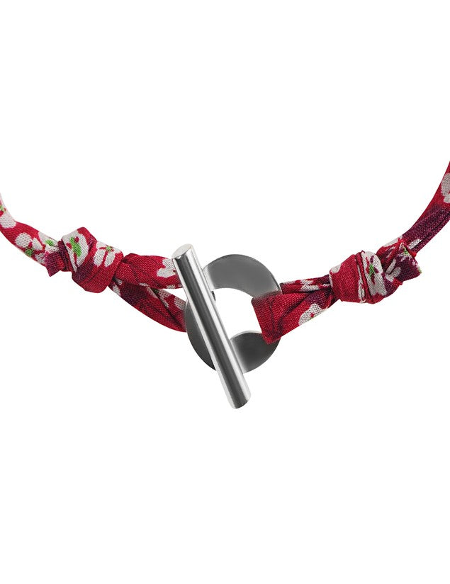 Bracelet Liberty médaille personnalisée 20mm 2 tours femme