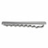 Pince cravate rectangulaire argent personnalisable homme