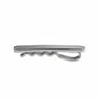 Pince cravate arrondie argent personnalisable homme