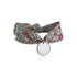 Bracelet Liberty médaillon perlé à graver large enfant