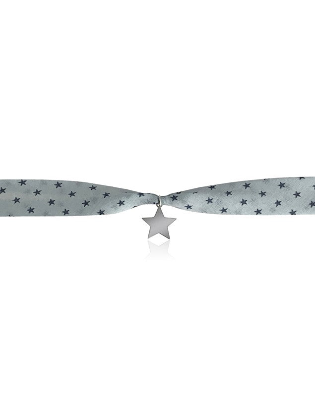 Bracelet Liberty étoile argent à graver large enfant
