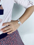 Bracelet Liberty étoile argent à graver large enfant