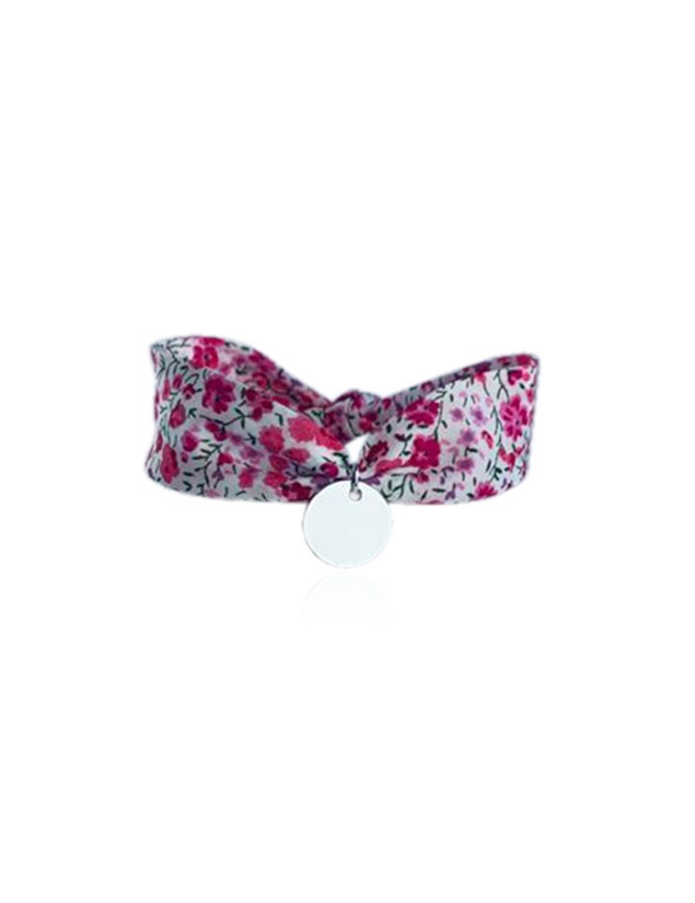 Bracelet Liberty médaille 15 mm à graver large enfant